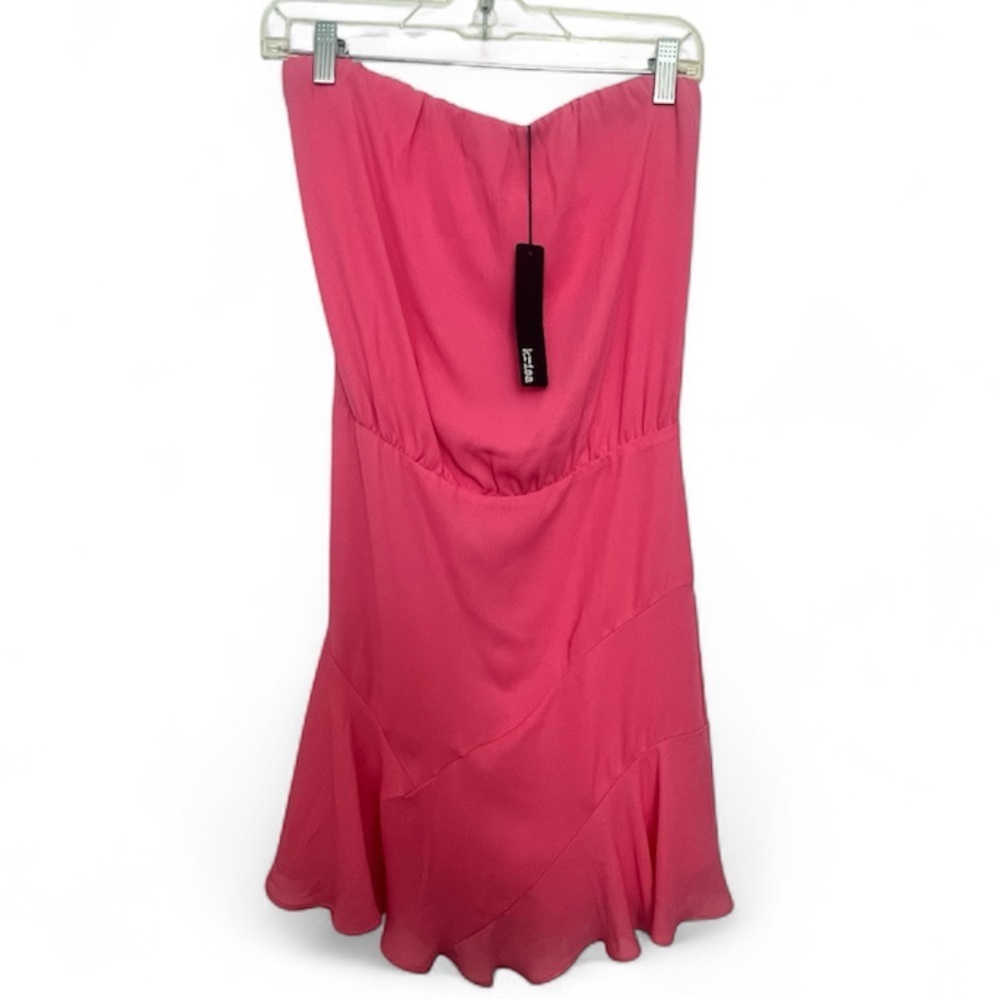 NWT KRISA Elegant Pink Strapless Dress